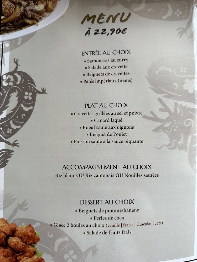 Le Dragon D'Or - Menu Image 3